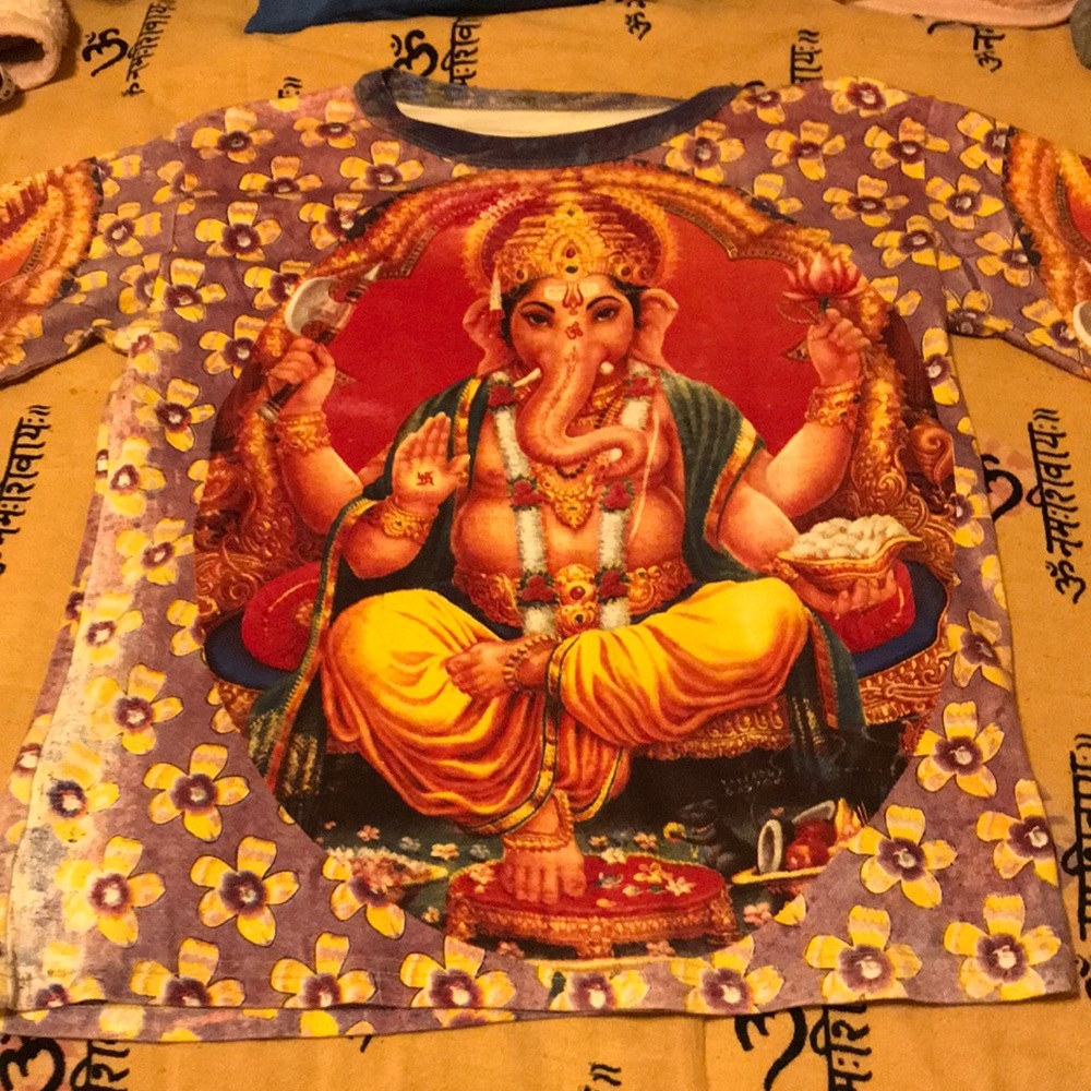 Long sleeve Ganesha shirt